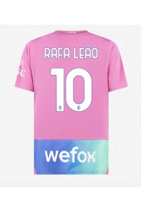 AC Milan Rafael Leao #10 Jalkapallovaatteet Kolmaspaita 2023-24 Lyhythihainen